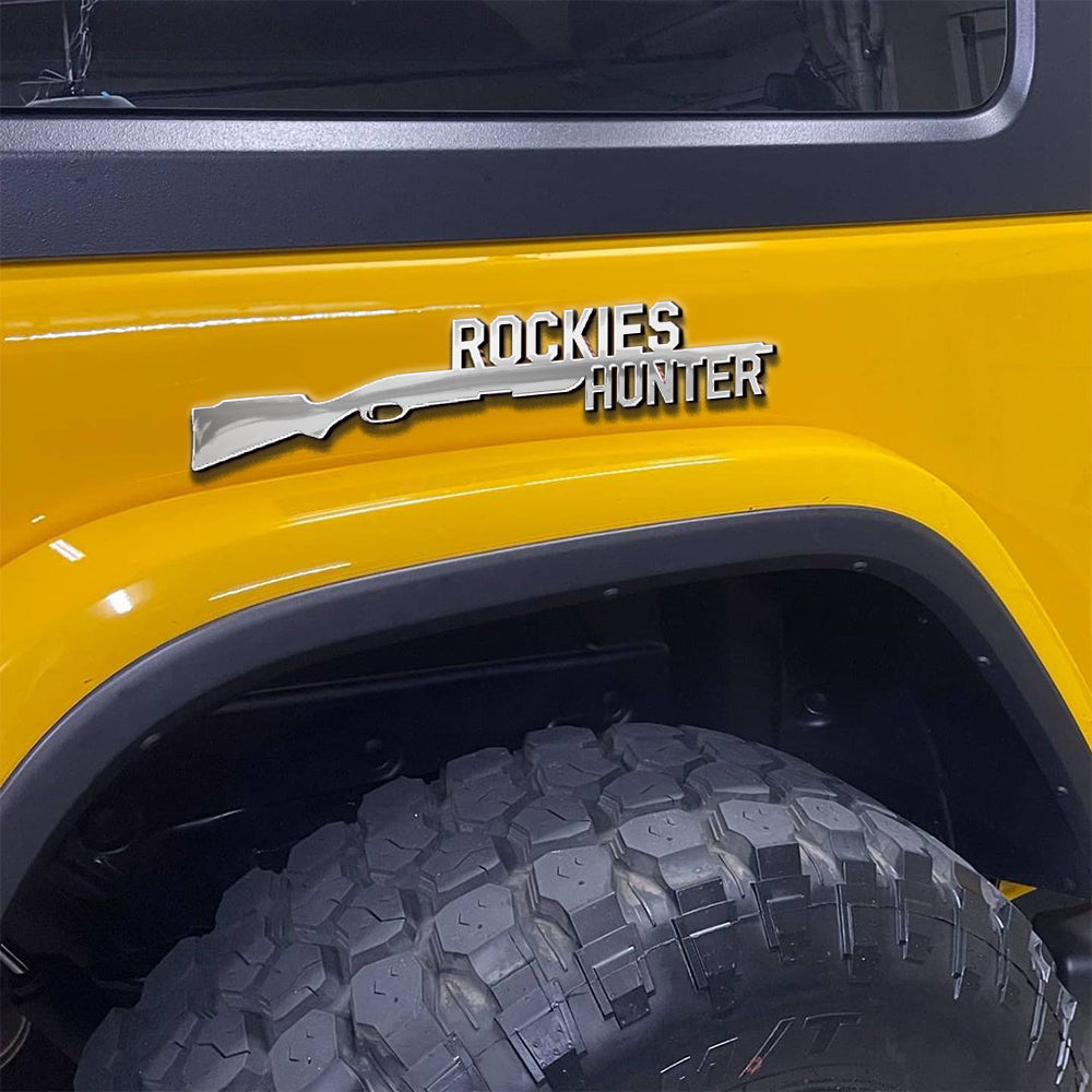 Hunter - Custom Hunting Metal Emblems, Car Badge-Homacus
