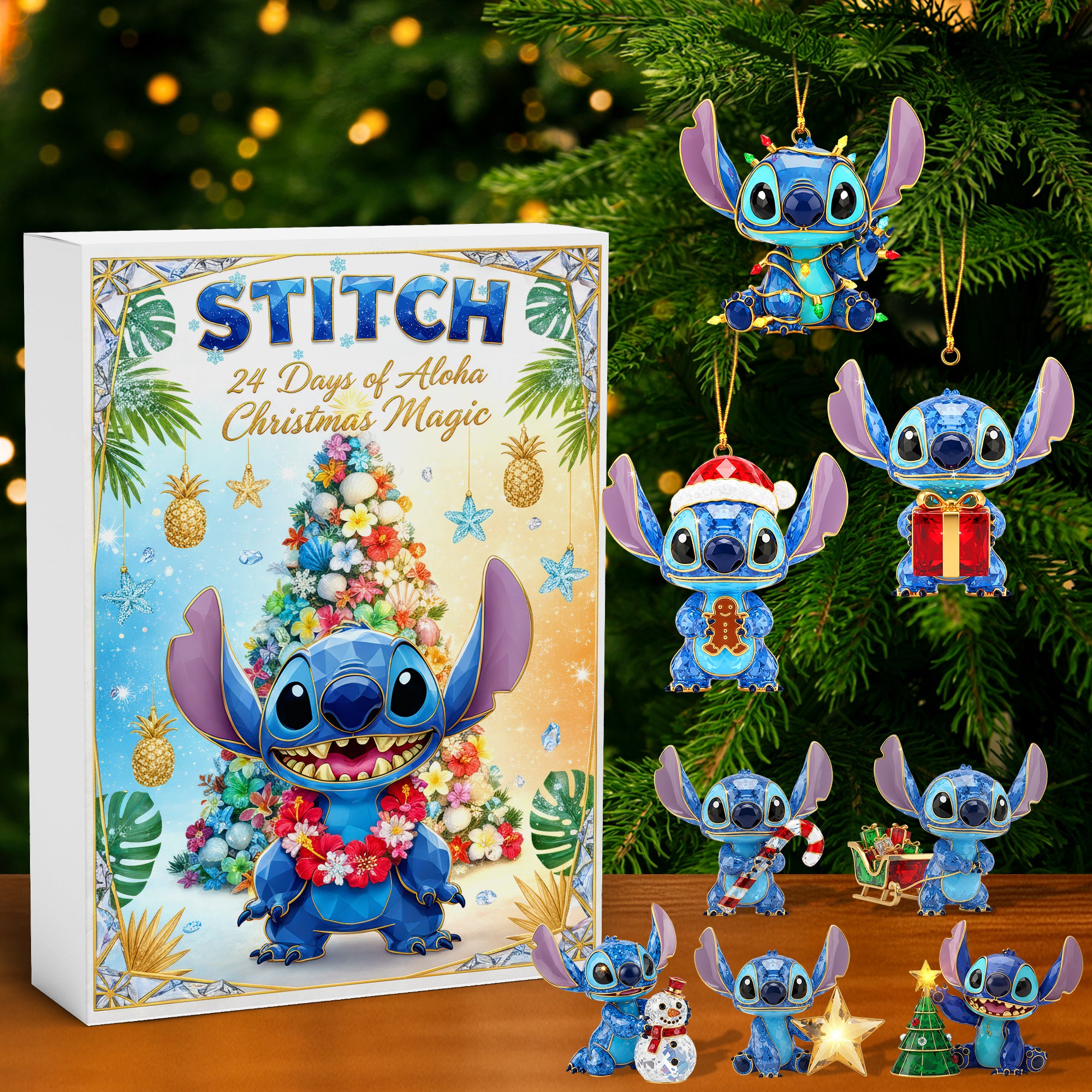 Tropical Alien Advent Calendar Blind Box - Christmas Gifts 06HYQN061125-Homacus