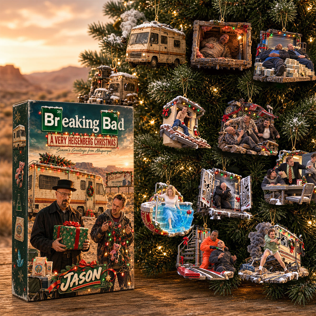 Crime Drama Christmas Advent Calendar Blind Box - Personalized Gifts 06hadh011026-Homacus