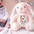 Custom Alphabet Letter Gifts For Kids Stuffed Bunny 02xqtn130325-Homacus