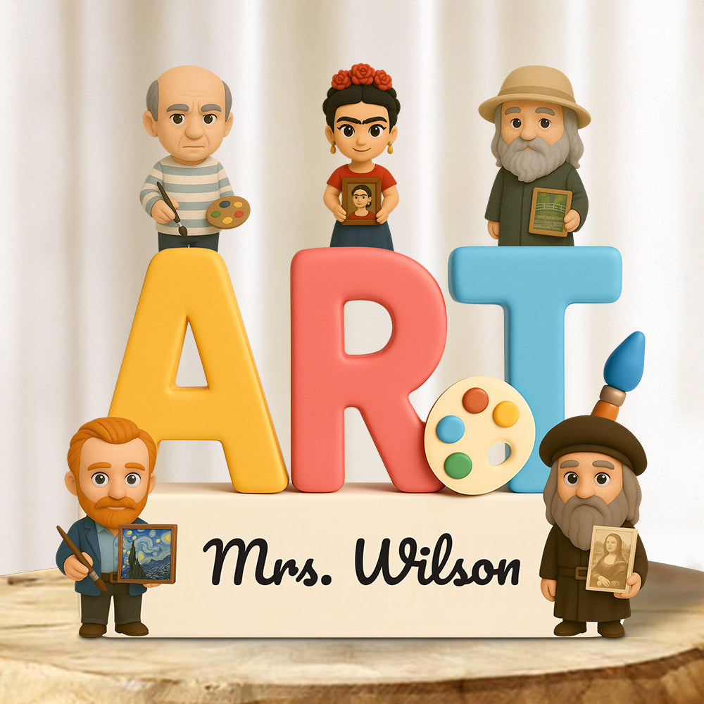 Art Teacher Acrylic Plaque Personalized Gifts For Teacher 04NADT070525-Homacus