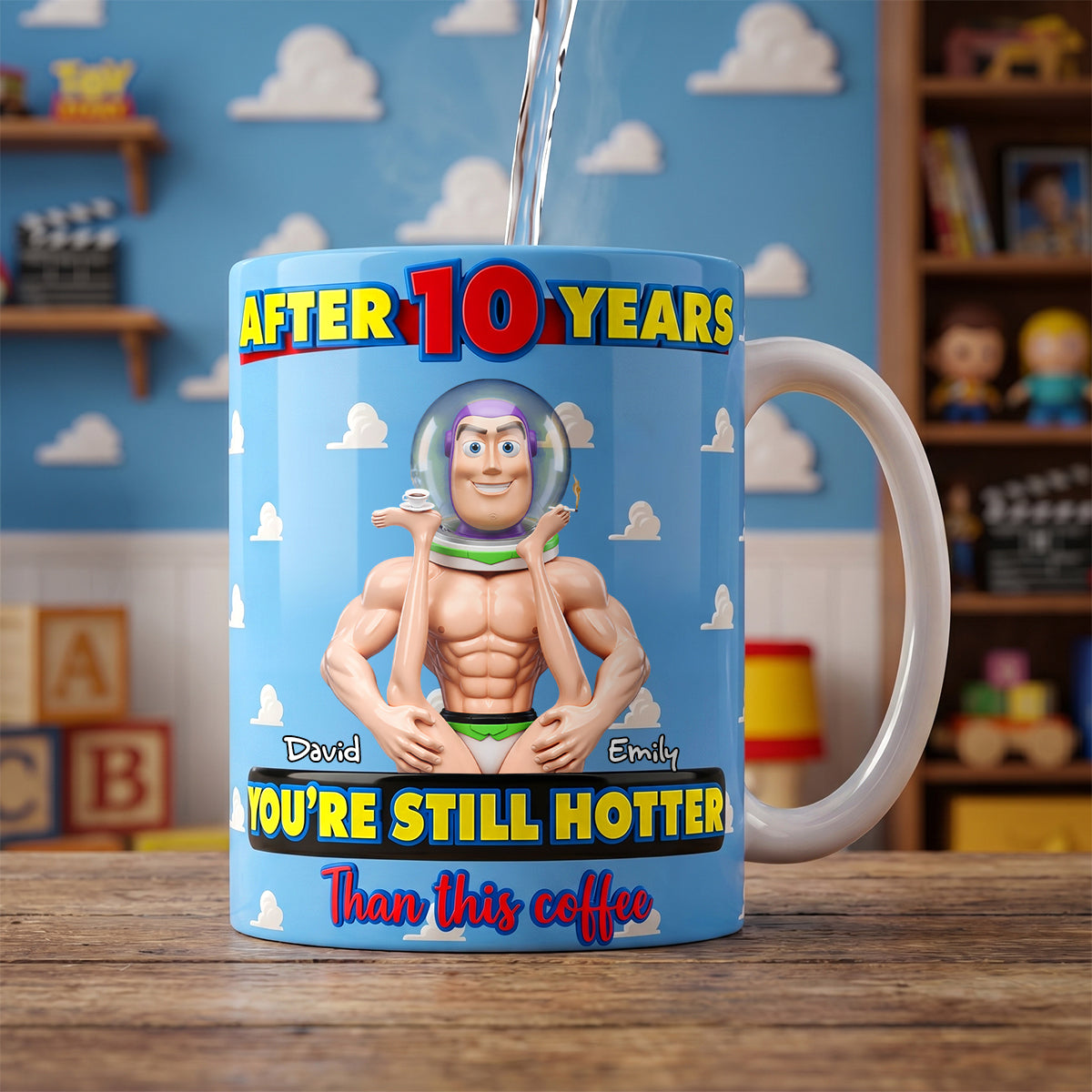 Funny Couple Coffee Mug - Personalized Gifts For Couple 04TODH230626-Homacus