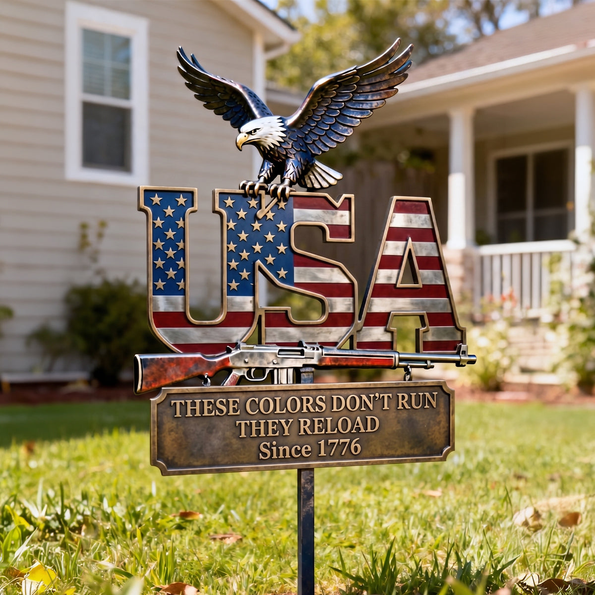 2nd Amendment Metal Sign, Personalized Gifts For Patriots 01qhtn300526-Homacus