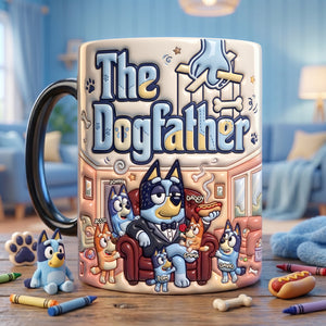 Cozy Puppy Dad Magic Coffee Mug - Personalized Gifts For Dads 02QHLU150526-Homacus
