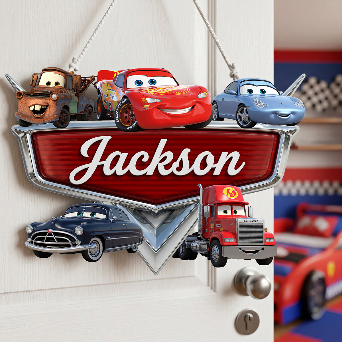 Racing Crew Acrylic Sign - Personalized Gifts For Kids 01nata250626-Homacus