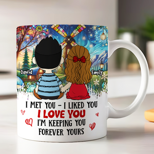 Personalized Gifts For Cartoon Lover Mug Couple Lover I Met You I Like You 06xqpu161224hg-Homacus