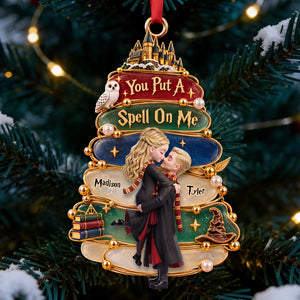 Kissing Magical Christmas Ornament - Personalized Gifts For Couple 02nadt161026-Homacus