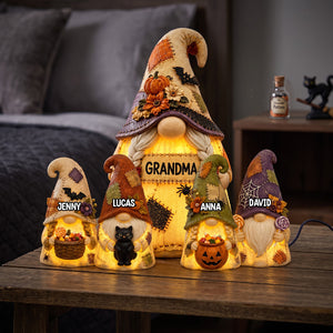 Gnome Grandma Acrylic Light Box - Personalized Halloween Gifts 03natn110826-Homacus