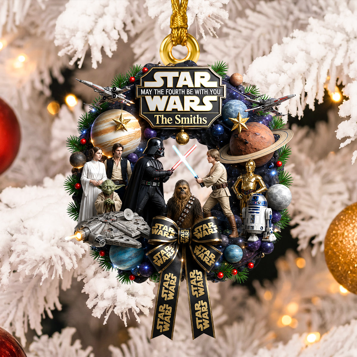The Christmas Battle Acrylic Ornament - Personalized Christmas Gifts For Family 01ohdh280826-Homacus