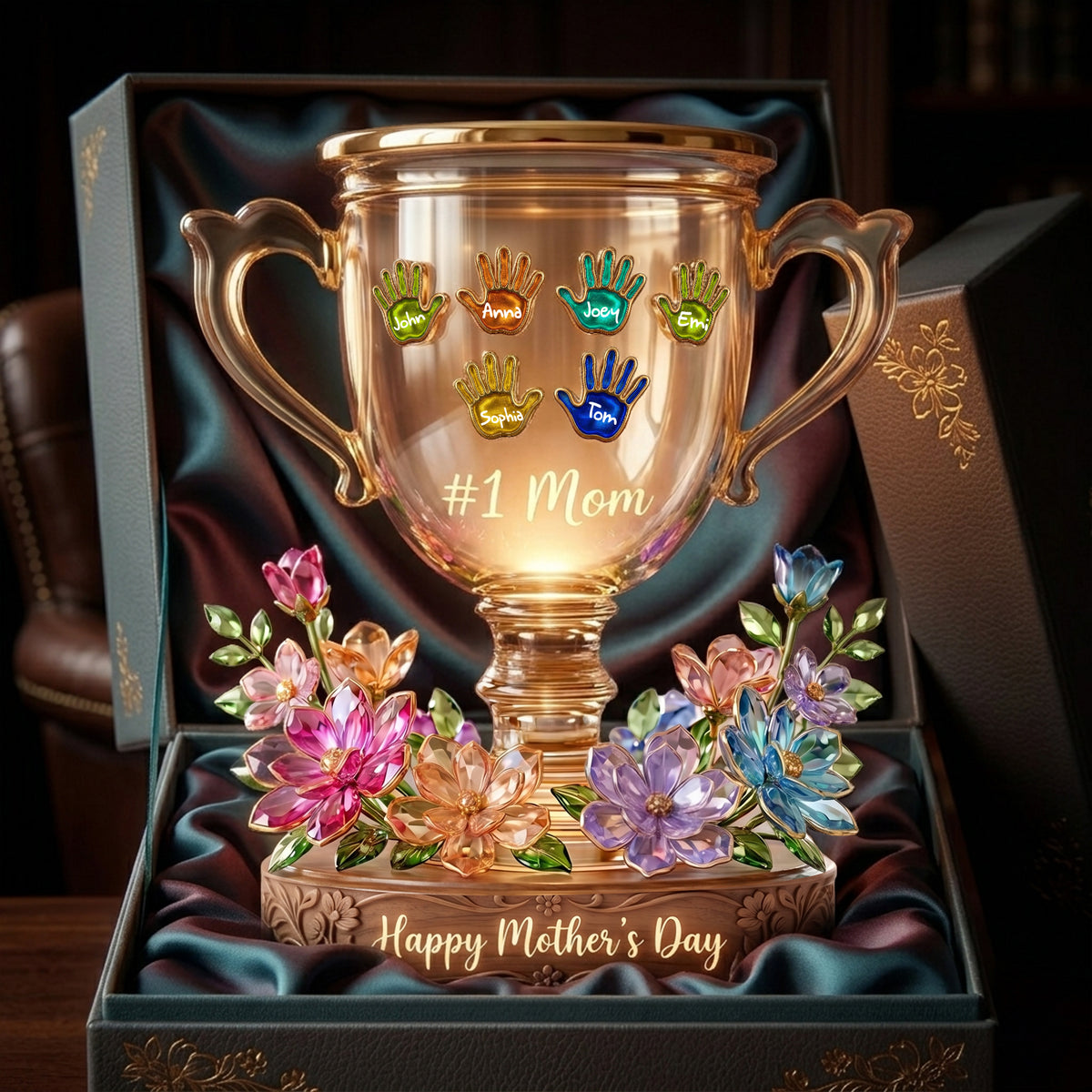 Mother's Day Trophy Acrylic Light Box - Personalized Gifts For Mom 02palu220426-Homacus