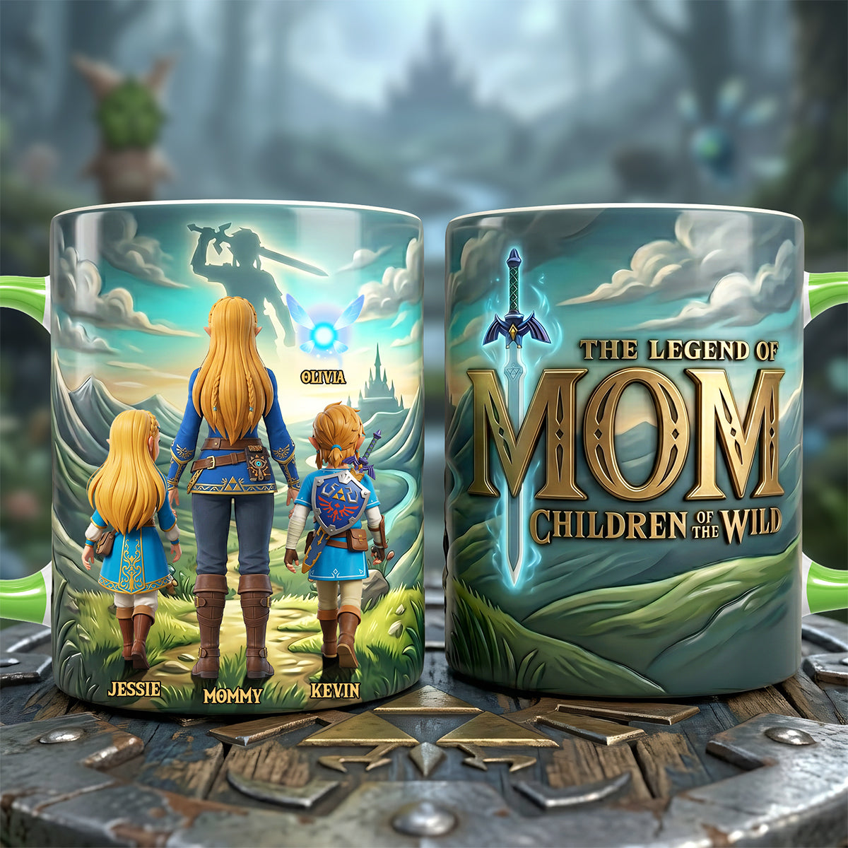 Legendary Forest Mom Coffee Accent Mug - Personalized Gifts For Mom 05NATA230426-Homacus