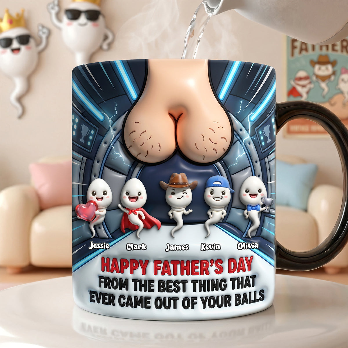 Funny Sperm Magic Coffee Mug - Personalized Gifts For Dad 01nata090526-Homacus