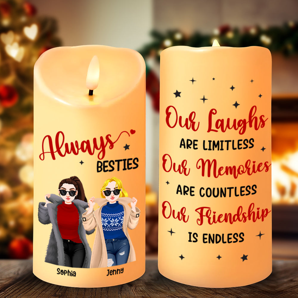 Personalized Gifts For Friends LED Candle, Cool Girl 01TGTN281024PA-Homacus