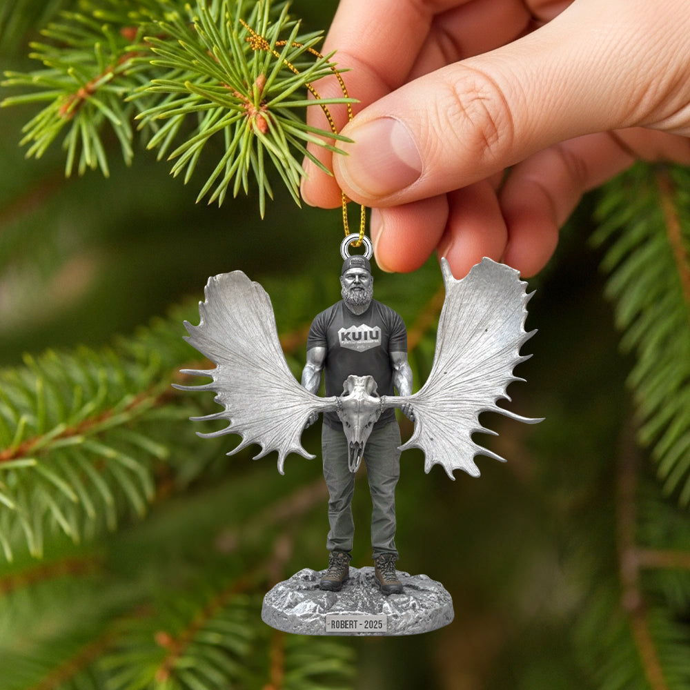 Hunting Trophy Moment Christmas Ornament, Personalized Gifts For Hunting Lovers 01qhtn290825-Homacus