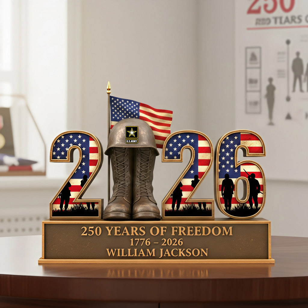 Veteran 2026 Acrylic Plaque - Personalized Gifts For Military Plaque 03OHMG131025-Homacus