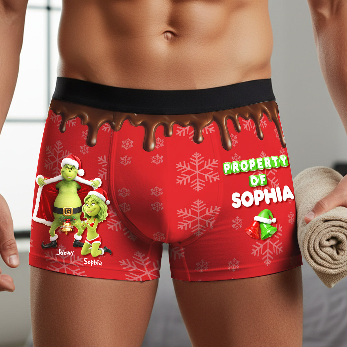 Personalized Christmas Gifts For Him Men's Boxers 03ohmg141025-Homacus