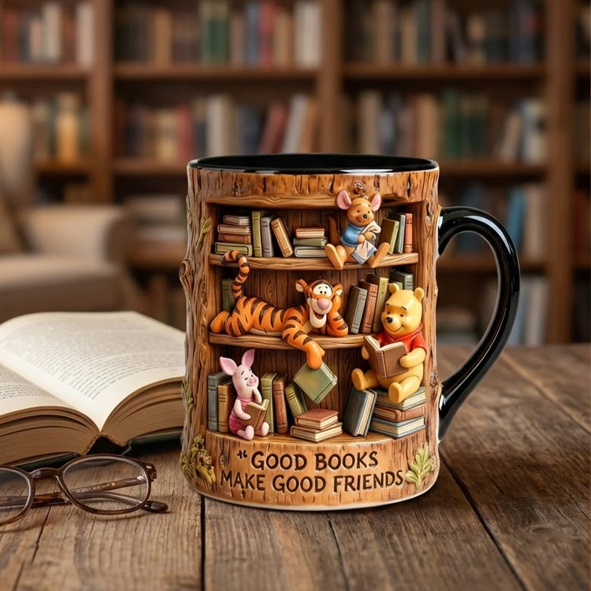 Nostalgia Art Coffee Mug Personalized Gifts For Book Lovers 04patn150126-Homacus