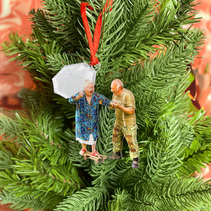 Custom Photo Gifts for Old Couple Ornament 129acvp140924-Homacus