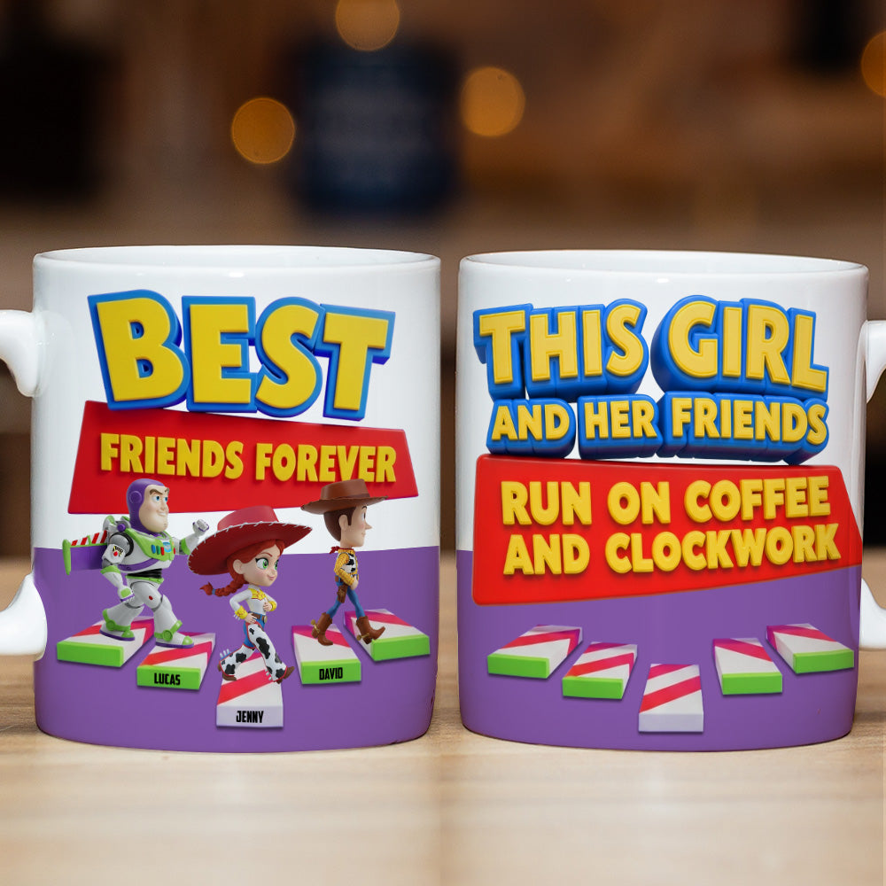 Personalized Gifts For Friend Coffee Mug, Toy Fans 01TGTN120625-Homacus