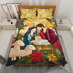 Christmas Eve Quilt Bed Set 04ACQN291024-Homacus