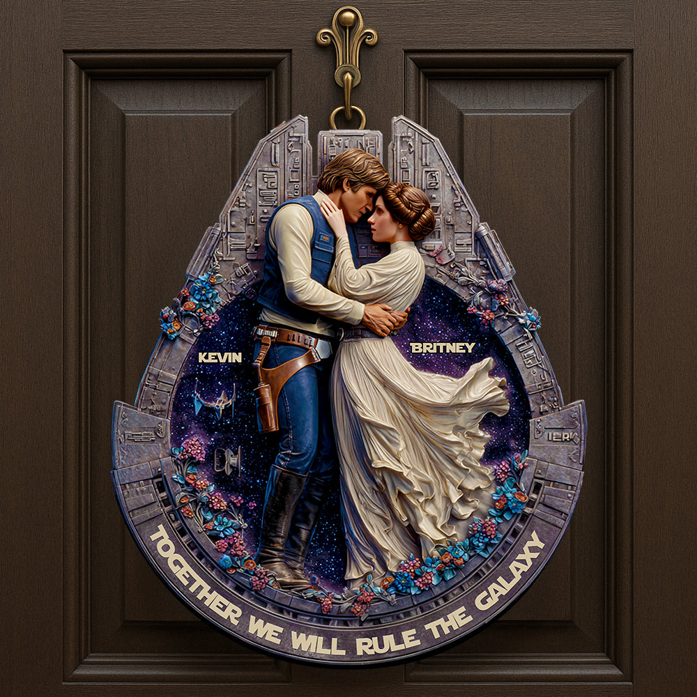 Galaxy Couple Lover Wood Sign Personalized Gifts For Couple 01TGDT030625-Homacus