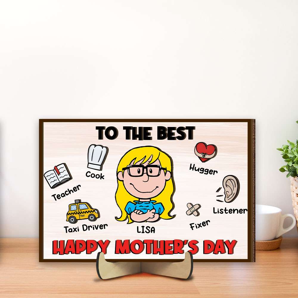 Personalized Gifts For Mom Wood Sign Mother's Day 05TOMH160125HH-Homacus
