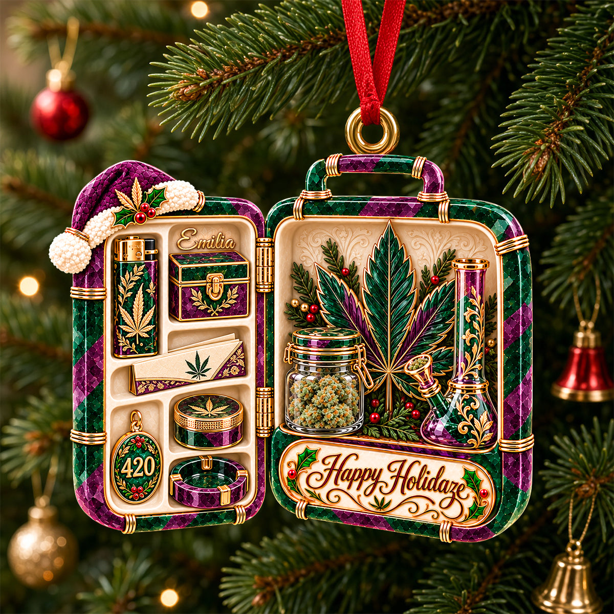 Stoner Lifestyle Acrylic Ornament - Personalized Christmas Gifts 05todh141026-Homacus