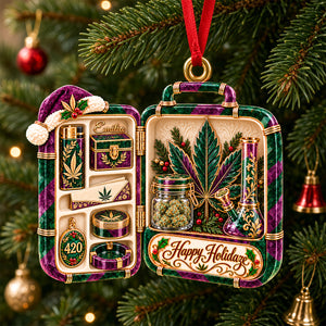 Stoner Lifestyle Acrylic Ornament - Personalized Christmas Gifts 05todh141026-Homacus