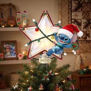 Mischievous Tree Topper Personalized Christmas Gifts 04HALU150826