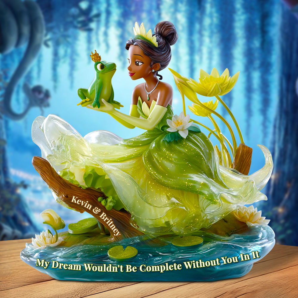 Kissing Frog Couple Acrylic Plaque Personalized Gifts For Couple 02TGDT060525-Homacus