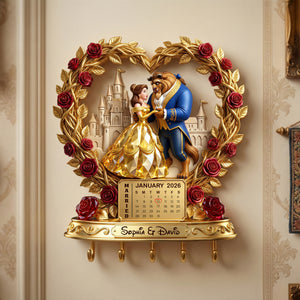Wedding Couple Acrylic Key Hanger - Personalized Gifts For Couples 07PALU200126-Homacus