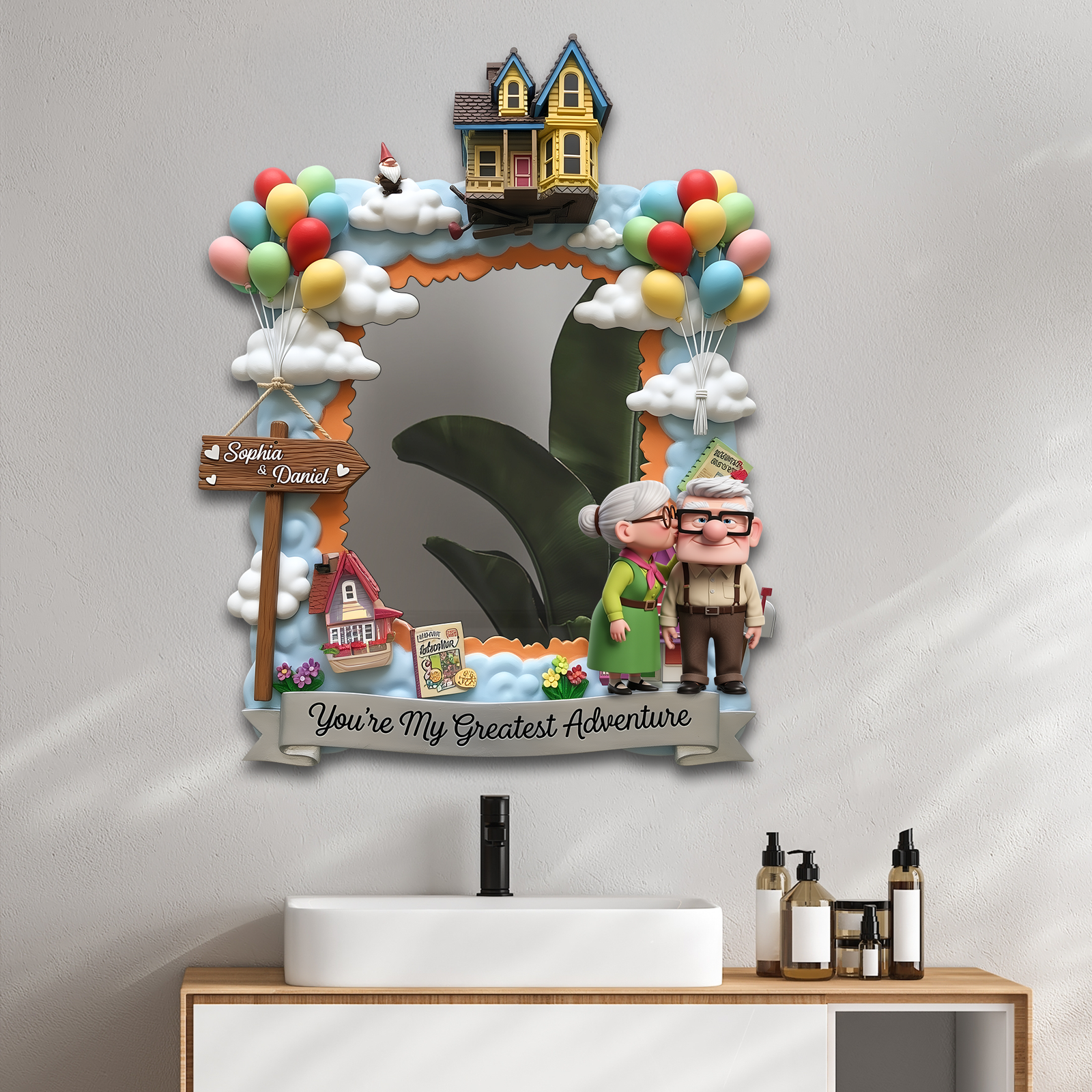 Old Couple Mirror - Personalized Gifts For Couple 01tglu260725-Homacus