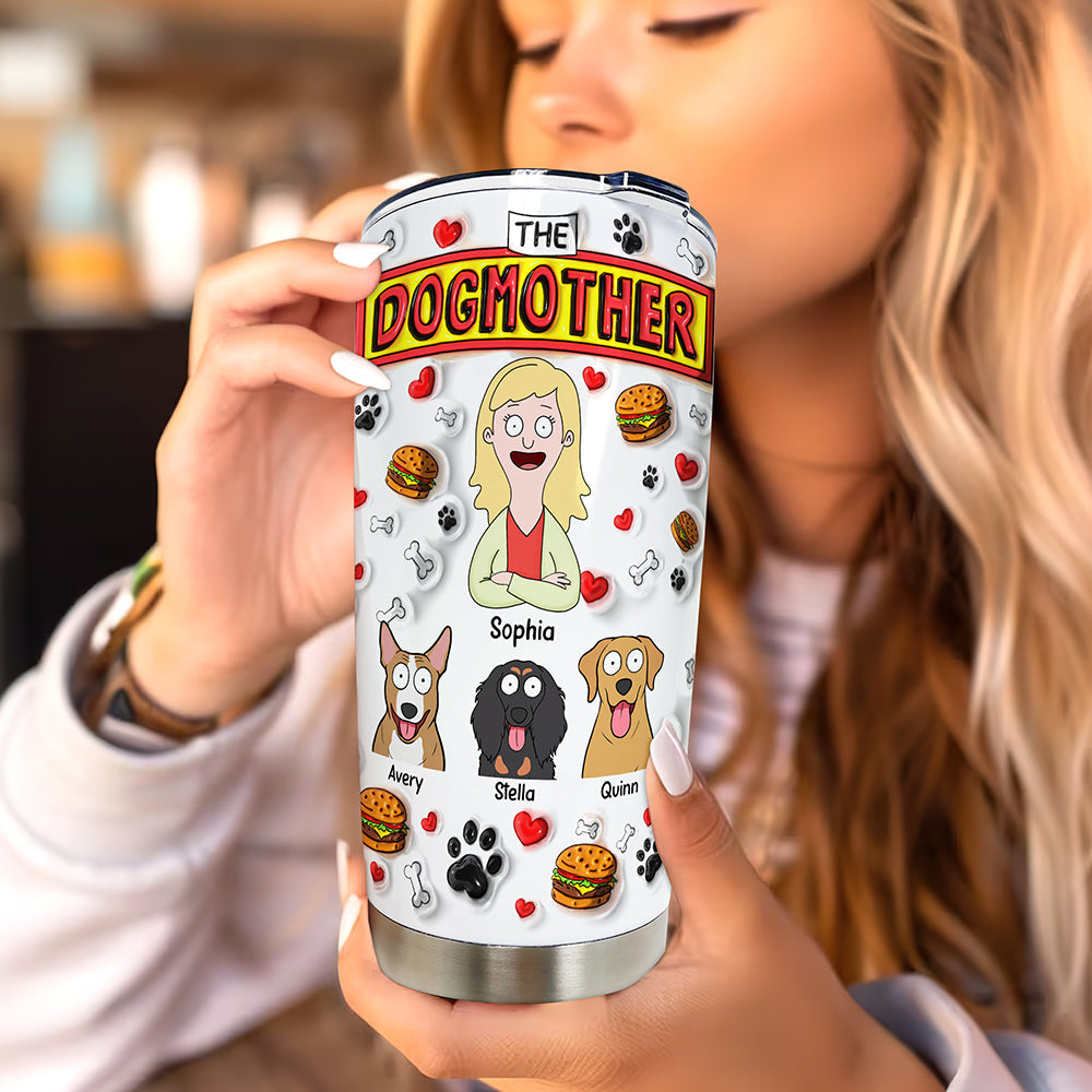 Dog Mother Tumbler - Personalized Gifts For Mom 01xqqn020425hg-Homacus