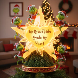 Funny Holiday Acrylic Christmas Tree Topper - Personalized Gifts For Grandma 05tgqn181125-Homacus