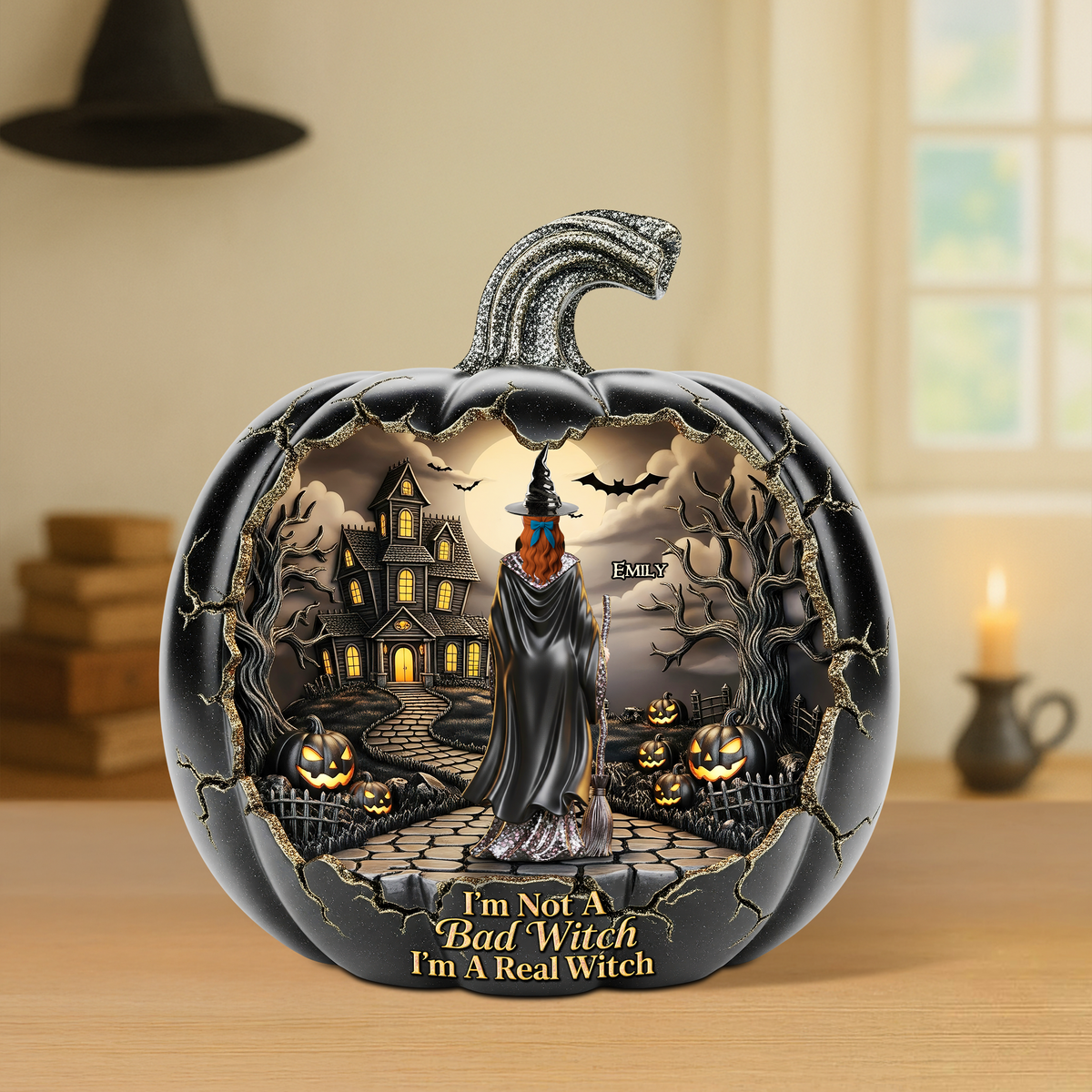 Witch Plaque - Personalized Gifts For Magic Lovers 01ohpu080725-Homacus
