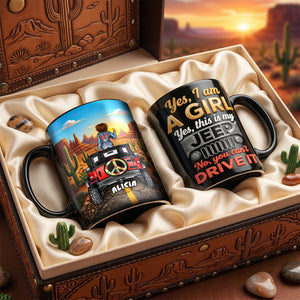 Adventure Girl Magic Coffee Mug - Personalized Gifts For Off-road Lovers 01HUDH230426-Homacus