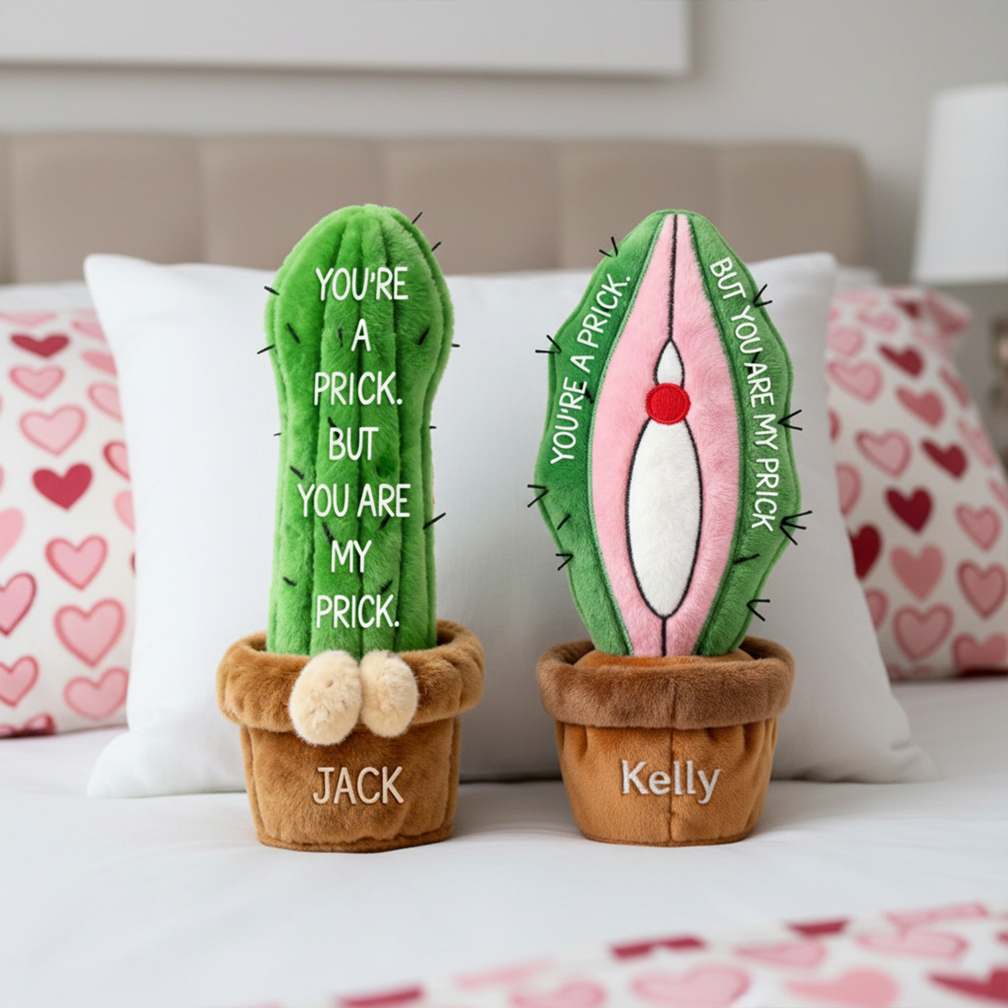 Prick Couple Custom Shape Pillow, Personalized Gifts For Couple 06qhmg151125-Homacus