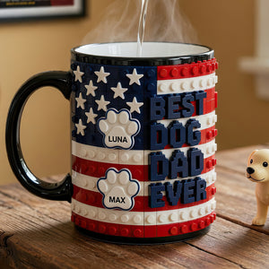 Best Dog Dad Ever Magic Coffee Mug - Personalized Gifts For Dad 02tgdt060526-Homacus