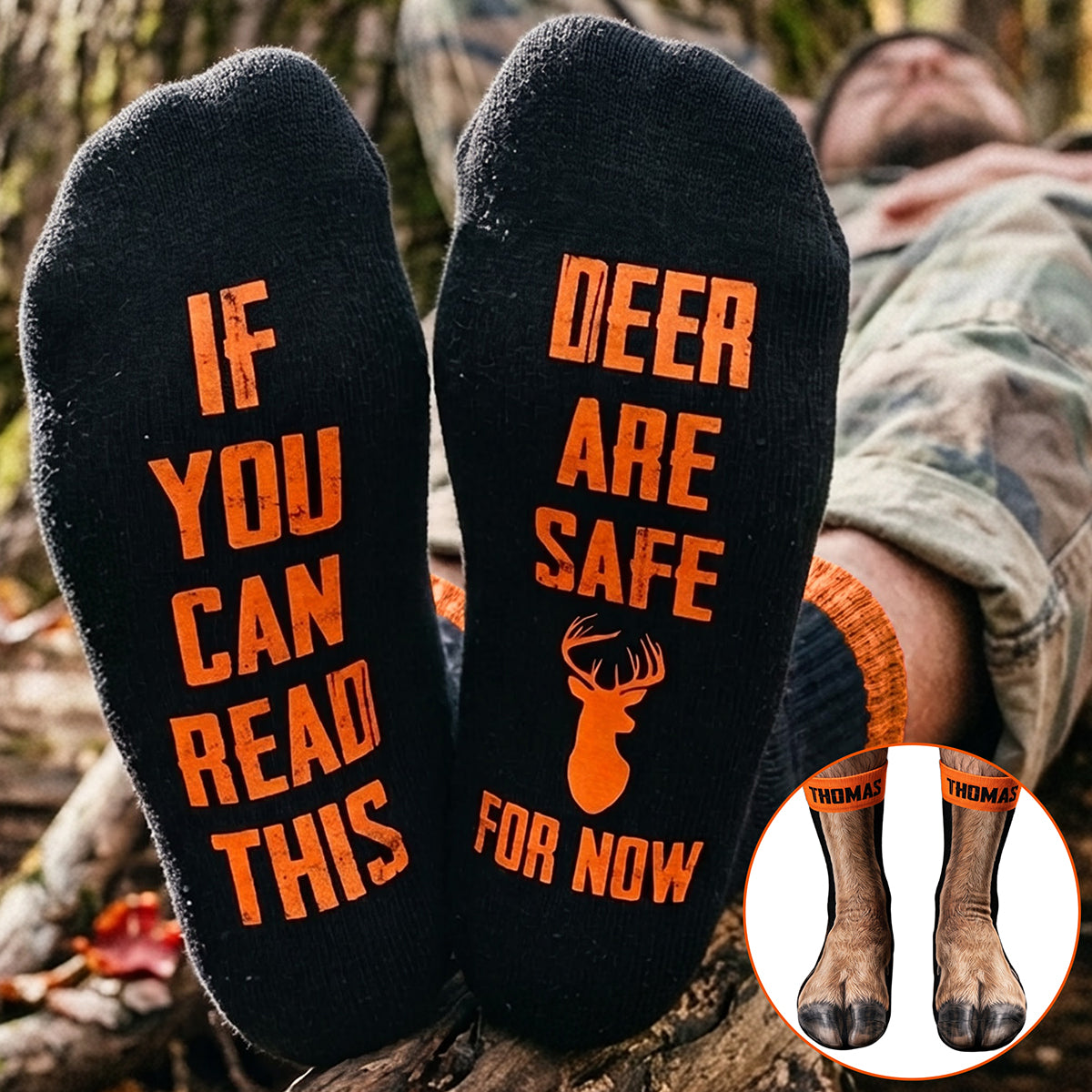 The Hunting Legend Socks - Personalized Gifts For Hunting Lovers 04huta210926