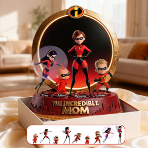 Super Mom and Kid Acrylic Plaque - Personalized Gifts For Mother 02tymg260226-Homacus
