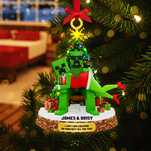Personalized Gifts For Christmas, Naughty Couple Acrylic Ornament 03tgta110925-Homacus
