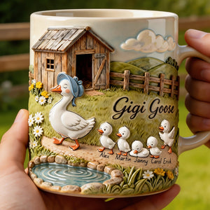 Nanna Goose Coffee Mug - Personalized Mother's Day Gifts 04NADT280226-Homacus