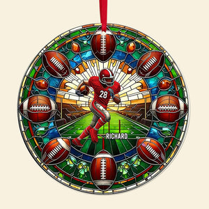 Personalized Gift For Football Lovers Acrylic Ornament 04ACQN071024-Homacus