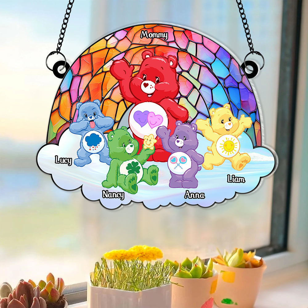 Personalized Gifts For Mom Suncatcher Window Hanging Ornament 04NAPU230424 Mother's Day-Homacus