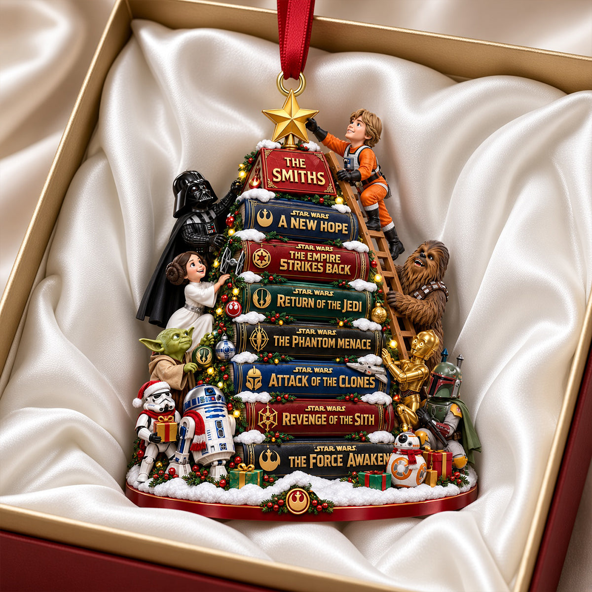 Cosmic Story Book Christmas Ornament - Personalized Gifts For Family 08patn211026-Homacus