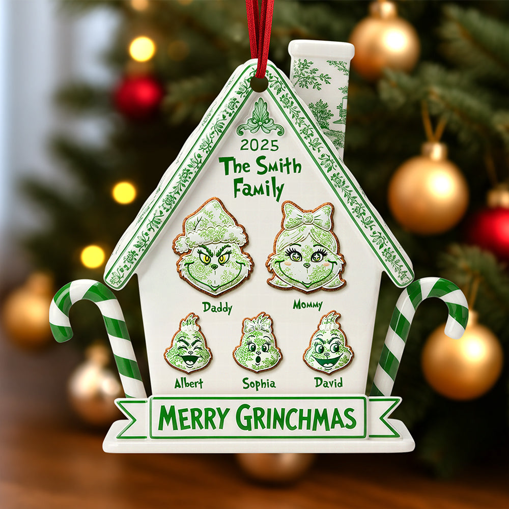 Whimsical Family Christmas Ornament – Personalized Gifts For Family 02pgqn150925-Homacus