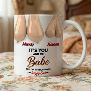 Old Couple Forever Mug - Personalized Gifts For Couple 04OHMG060125-Homacus