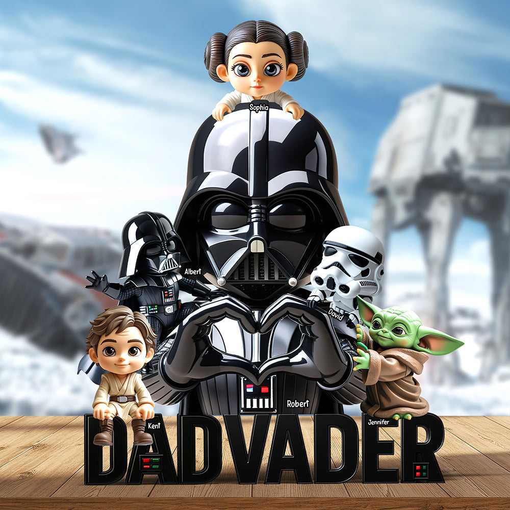 The Strongest Dad Acrylic Plaque Personalized Gifts For Dad 04NAQN070525-Homacus