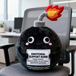 Emotional Support Bomb Custom Shape Pillow - Personalized Gifts For Coworker 04qhqn151125-Homacus