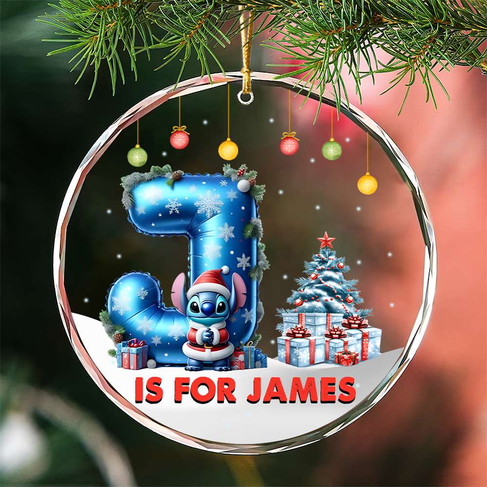 Personalized Christmas Gifts For Kids Crystal Ornament 04KAMH210924-Homacus